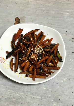 カボチャの皮で大学芋風-レシピのメイン写真