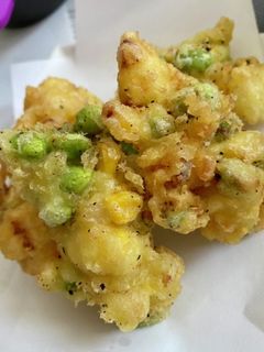 枝豆コーン、ハッシュドポテトのかき揚げ-レシピのメイン写真