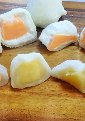 メロン大福-レシピのメイン写真