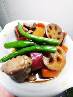 秋の根菜で★炒り鶏★-レシピのメイン写真