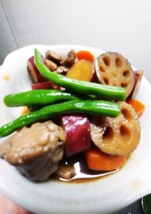 秋の根菜で★炒り鶏★-レシピのメイン写真