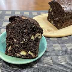A picture of バナナ消費5歳児考案♫チョコバナナケーキ.