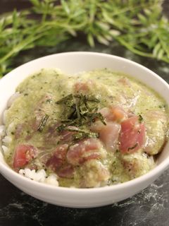 簡単!抹茶 山かけ丼☆とろろまぐろ丼-レシピのメイン写真