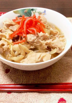 きのこたっぷり豚丼-レシピのメイン写真