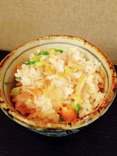 鮭と金ごまと大根の葉のまぜご飯-レシピのメイン写真