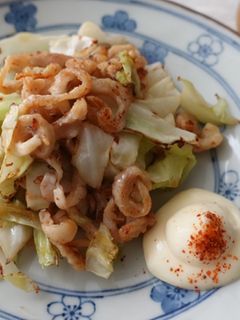鶏皮のコーレーグース炒め-レシピのメイン写真