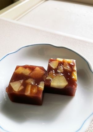栗入り水羊羹-レシピのメイン写真