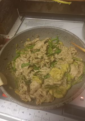 豚肉とアボカドのワサビ炒め-レシピのメイン写真