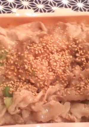 なんちゃって(´Д`)ネギ塩カルビ丼-レシピのメイン写真