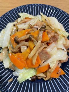 ぶなしめじと豚バラの焼肉タレ炒め-レシピのメイン写真