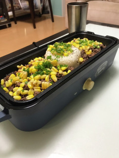 ホットプレート でペッパーライス風-レシピのメイン写真