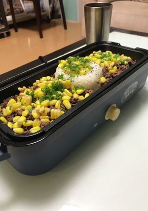 ホットプレート でペッパーライス風-レシピのメイン写真
