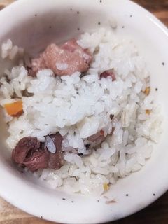 焼き鳥缶☆柚子こしょう風味炊き込みご飯-レシピのメイン写真