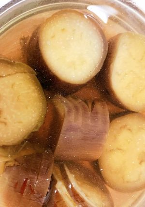 材料2つ！おばあちゃんのお茄子のお汁-レシピのメイン写真
