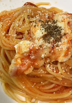 モッツァレラカマンベールトマトパスタ-レシピのメイン写真