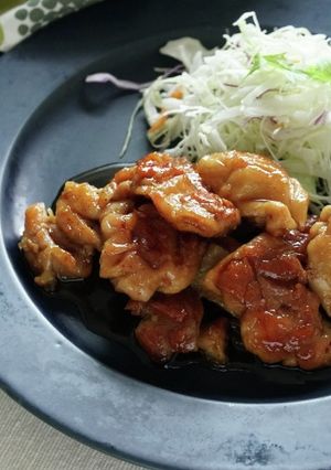簡単手抜きおかず!やみつき鶏の照り焼き-レシピのメイン写真