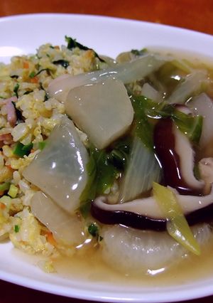 和風テイストのあんかけチャーハン-レシピのメイン写真