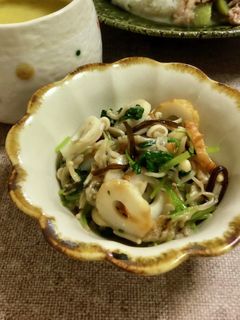 三つ葉、えのきだけ、ちくわの炒め-レシピのメイン写真