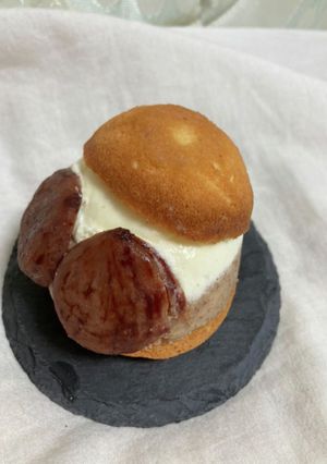 マリトッツォ風マロンシフォンケーキ-レシピのメイン写真