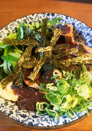 カツオのタタキ漬け丼-レシピのメイン写真
