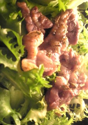 鴨肉のスパイス焼きのエンダイブサラダ-レシピのメイン写真