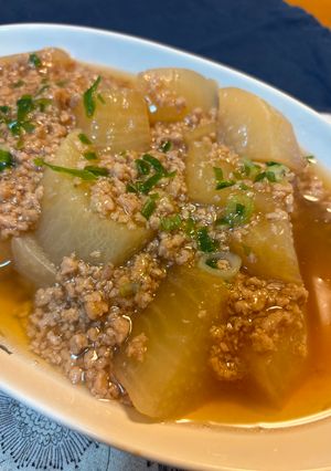 三浦市産大根の肉そぼろあんかけ-レシピのメイン写真