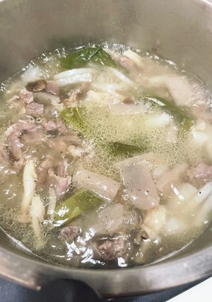 圧力鍋de牛すじの塩煮込み-レシピのメイン写真