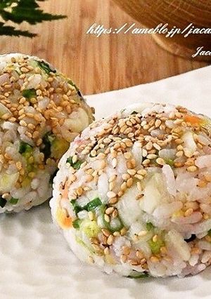 割烹白菜漬の雑穀おにぎり-レシピのメイン写真