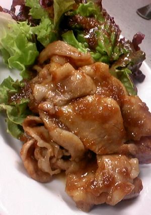豚とおろし玉ねぎの♪にんにく醤油炒め-レシピのメイン写真