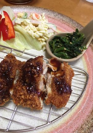 楽ちん！小麦粉なし☆チキンカツ^ ^-レシピのメイン写真