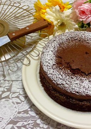 チョコたっぷりの濃厚！ショコラケーキ！-レシピのメイン写真