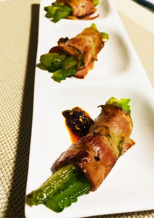 ゴーヤに一手間のベーコン巻き-レシピのメイン写真