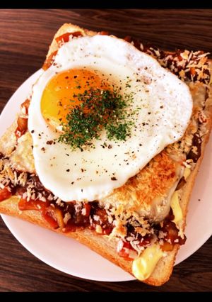 カレートースト-レシピのメイン写真
