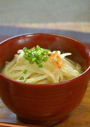 今日の味噌汁★もやしのお味噌汁【動画】-レシピのメイン写真