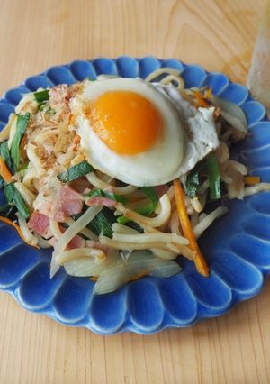 ゆでうどんで、簡単美味しい♪焼うどん-レシピのメイン写真