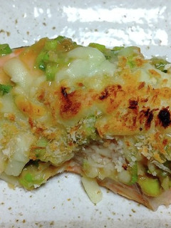 鮭のネギ味噌チーズ焼き-レシピのメイン写真