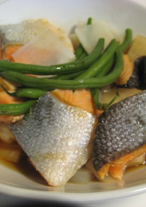 生鮭と大根おろしの蒸し物-レシピのメイン写真