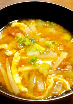 大根のお味噌汁　「梅流し」デトックス用-レシピのメイン写真