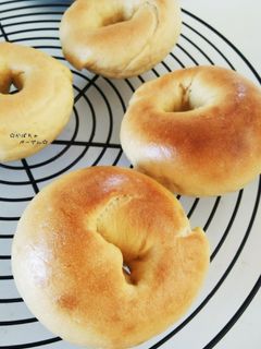 かぼちゃベーグル-レシピのメイン写真