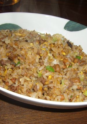 簡単★残り物で納豆キムチチャーハン！-レシピのメイン写真