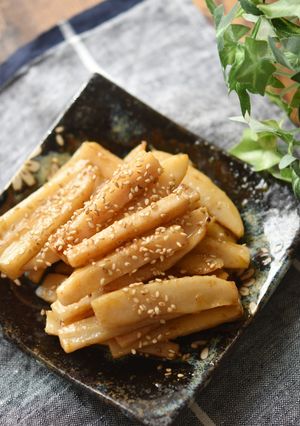 れんこんのガリバタ醤油【作り置き】-レシピのメイン写真