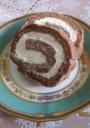 ロールケーキ！（ココア）-レシピのメイン写真