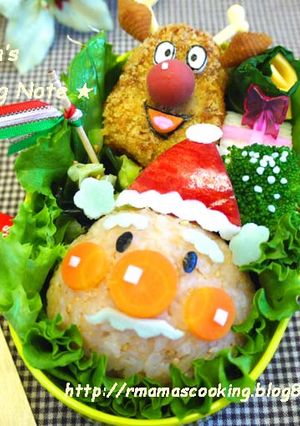 ジャムおじサンタとトナカイチーズのお弁当-レシピのメイン写真