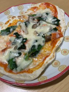 ピザ風ナン-レシピのメイン写真