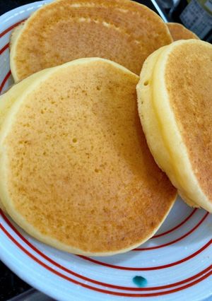 幼児食☆フワフワ米粉パンケーキ-レシピのメイン写真