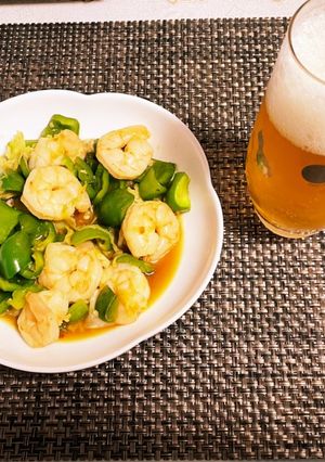ペペロンエビ炒め-レシピのメイン写真