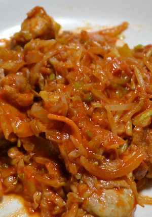 ガ－リックトマトチキンソテ－/オリジナル-レシピのメイン写真