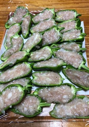 ピーマン肉詰め！大量に作って冷凍保存！-レシピのメイン写真