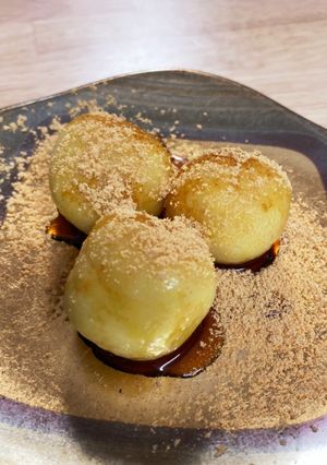 お月見団子（クリチ入り）お月さま団子♪-レシピのメイン写真
