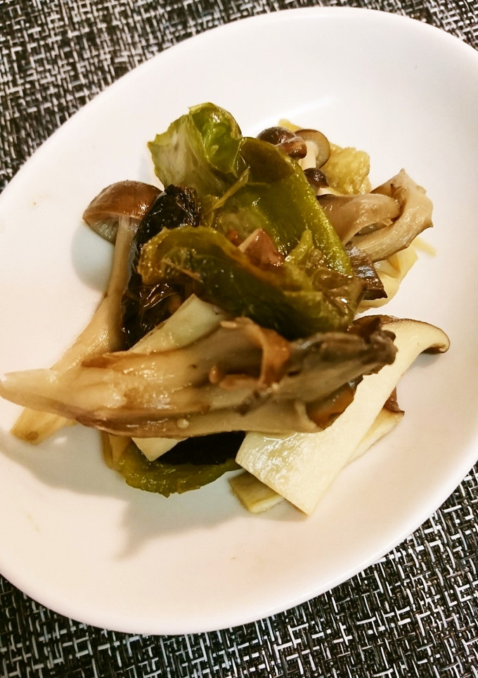 万願寺甘とうと焼き茄子の辛子ポン酢-レシピのメイン写真
